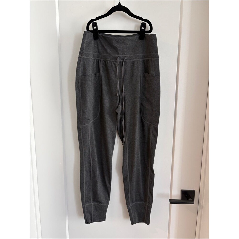 Fabletics Charcoal Grey Joggers with Drawstring and Pockets
